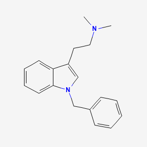 molecular formula C19H22N2 B10840530 2-(1-benzyl-1H-indol-3-yl)-N,N-dimethylethanamine 