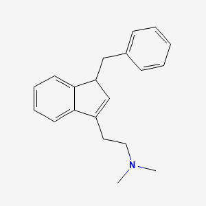 molecular formula C20H23N B10840531 2-(1-benzyl-1H-inden-3-yl)-N,N-dimethylethanamine 