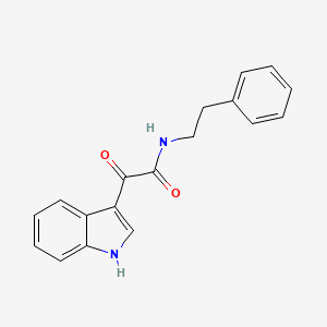 2-(1H-Indol-3-yl)-2-oxo-N-phenethyl-acetamide