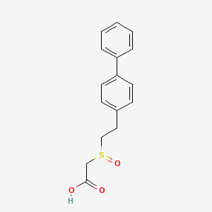 2-(2-(Biphenyl-4-yl)ethylsulfinyl)acetic acid