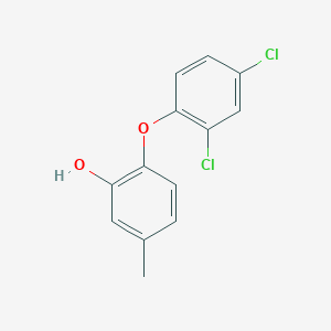 molecular formula C13H10Cl2O2 B10840589 2-(2,4-Dichlorophenoxy)-5-methylphenol 