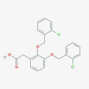 2-(2,3-Bis(2-chlorobenzyloxy)phenyl)acetic acid