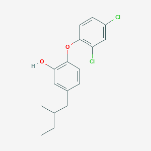 2-(2,4-Dichlorophenoxy)-5-(2-methylbutyl)phenol