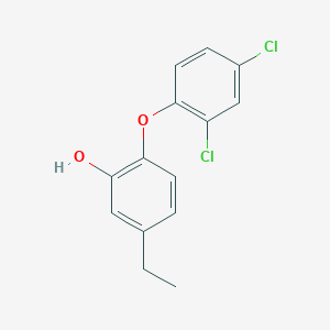 2-(2,4-Dichlorophenoxy)-5-ethylphenol