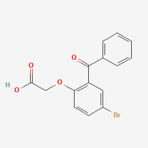 2-(2-Benzoyl-4-bromophenoxy)acetic acid