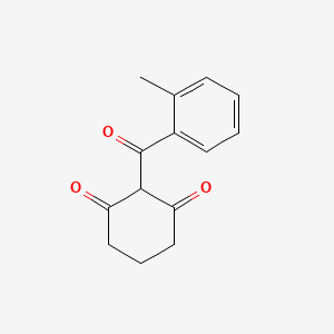 molecular formula C14H14O3 B10840650 2-(2-Methyl-benzoyl)-cyclohexane-1,3-dione 