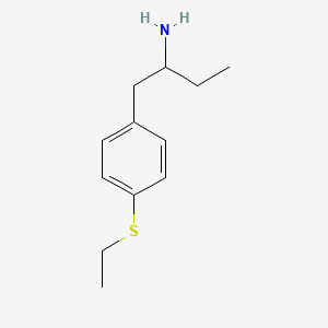 molecular formula C12H19NS B10840675 2-Amino-1-(4-ethylthiophenyl)butane 