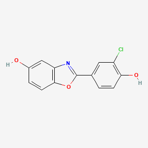 2-(3-Chloro-4-hydroxy-phenyl)-benzooxazol-5-ol