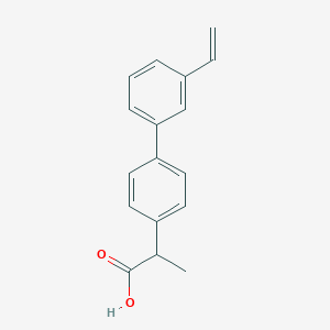 molecular formula C17H16O2 B10840778 2-(3''-Vinyl-biphenyl-4-yl)-propionic acid 