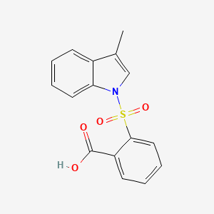 2-(3-Methyl-indole-1-sulfonyl)-benzoic acid