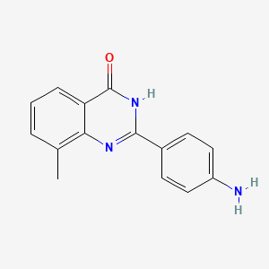 2-(4-Amino-phenyl)-8-methyl-3H-quinazolin-4-one