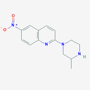 2-(3-Methyl-piperazin-1-yl)-6-nitro-quinoline