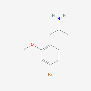 2-(4-Bromo-2-methoxy-phenyl)-1-methyl-ethylamine