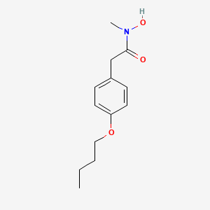 molecular formula C13H19NO3 B10840884 2-(4-Butoxy-phenyl)-N-hydroxy-N-methyl-acetamide 