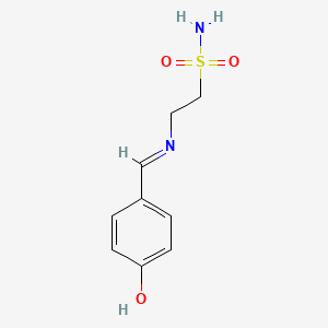 2-(4-Hydroxybenzylideneamino)ethanesulfonamide