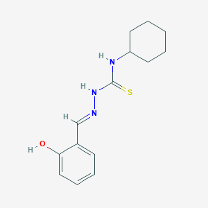 molecular formula C14H19N3OS B10840934 2-(4-Cyclohexylthiosemicarbazono)methyl-phenol 