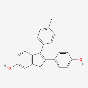 2-(4-Hydroxy-phenyl)-1-p-tolyl-3H-inden-5-ol