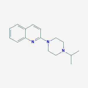 molecular formula C16H21N3 B10841014 2-(4-Isopropyl-piperazin-1-yl)-quinoline 