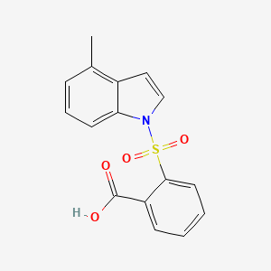 2-(4-Methyl-indole-1-sulfonyl)-benzoic acid