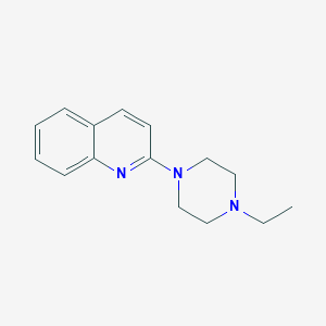 molecular formula C15H19N3 B10841048 2-(4-Propyl-piperazin-1-yl)-quinoline 