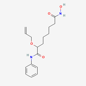 molecular formula C17H24N2O4 B10841089 2-(allyloxy)-N8-hydroxy-N1-phenyloctanediamide 