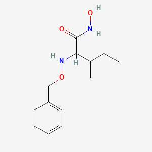 2-(benzyloxyamino)-N-hydroxy-3-methylpentanamide