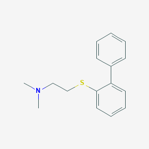 molecular formula C16H19NS B10841146 2-(Biphenyl-2-ylthio)-N,N-dimethylethanamine 