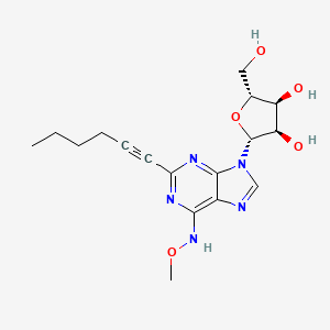 2-(hex-1-ynyl)-N6-methoxyadenosine