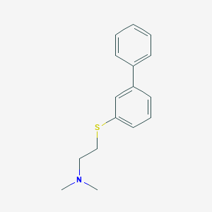 molecular formula C16H19NS B10841153 2-(Biphenyl-3-ylthio)-N,N-dimethylethanamine 