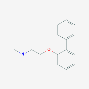 molecular formula C16H19NO B10841185 2-(Biphenyl-2-yloxy)-N,N-dimethylethanamine 