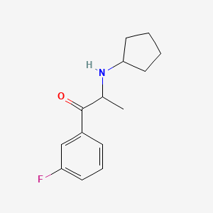 molecular formula C14H18FNO B10841191 2-(N-Cyclopentylamino)-3''-fluoropropiophenone 