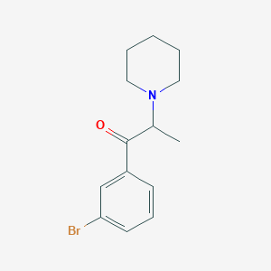 molecular formula C14H18BrNO B10841195 2-(N-Pyrrolidinyl)-3''-bromopropiophenone 