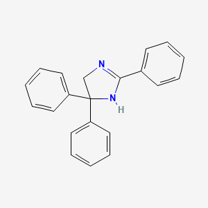 molecular formula C21H18N2 B10841303 2,4,4-Triphenylimidazoline 