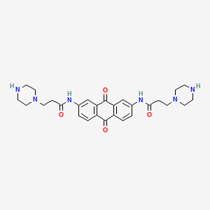 2,7-Bis[3-(piperazino)propionamido]anthraquinone