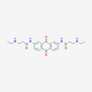 2,7-Bis[3-(ethylamino)propionamido]anthraquinone