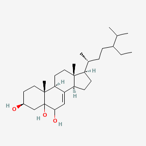 molecular formula C29H50O3 B10841444 24-Ethyl-cholest-7-ene-3,5,6-triol 