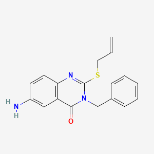 2-Allylthio-6-amino-3-benzyl-quinazolin-4(3H)-one