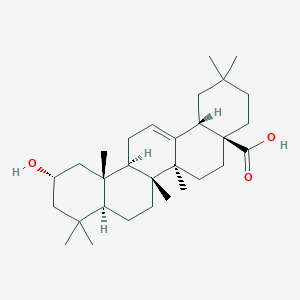 2alpha-Hydroxyolean-12-en-28-oic acid