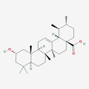 2alpha-Hydroxyurs-12-en-28-oic acid