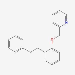 2-((2-Phenethylphenoxy)methyl)pyridine