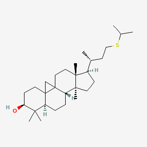 molecular formula C29H50OS B10841516 24-Thiacycloartanol 