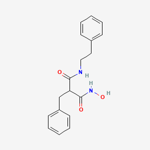 2-benzyl-N1-hydroxy-N3-phenethylmalonamide