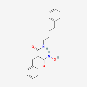 molecular formula C20H24N2O3 B10841588 2-benzyl-N1-hydroxy-N3-(4-phenylbutyl)malonamide 