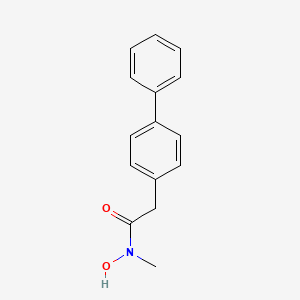 2-Biphenyl-4-yl-N-hydroxy-N-methyl-acetamide