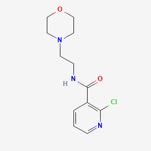 molecular formula C12H16ClN3O2 B10841620 2-Chloro-N-(2-morpholinoethyl)nicotinamide 