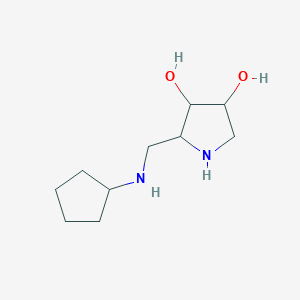 2-Cyclopentylaminomethyl-pyrrolidine-3,4-diol