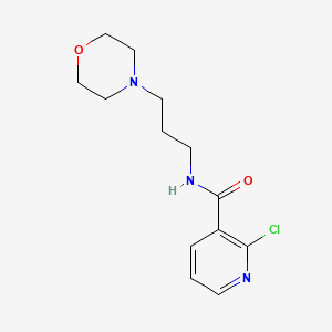 molecular formula C13H18ClN3O2 B10841677 2-Chloro-N-(3-morpholinopropyl)nicotinamide 