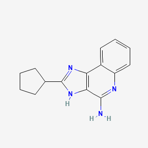 2-Cyclopentyl-1H-imidazo[4,5-c]quinolin-4-ylamine