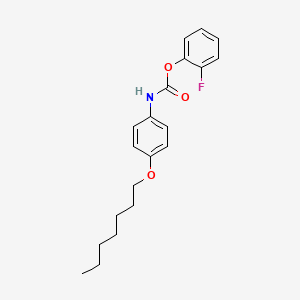 2-Fluorophenyl 4-(heptyloxy)phenylcarbamate