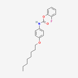 2-Fluorophenyl 4-(octyloxy)phenylcarbamate